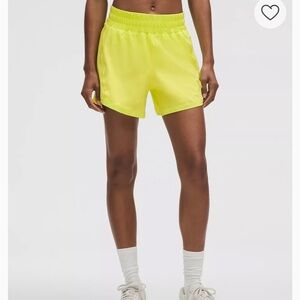 Lululemon Athletica Neon Yellow Athletic Shorts